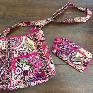 Retired Vera Bradley Print Crossbody and Wallet